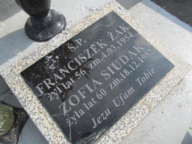Zofia Siudak Koprzywnica - Grobonet - Wyszukiwarka osób pochowanych