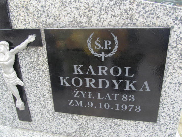 Karol Kordyka 1890 Koprzywnica - Grobonet - Wyszukiwarka osób pochowanych