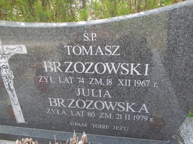 Tomasz Brzozowski Koprzywnica - Grobonet - Wyszukiwarka osób pochowanych