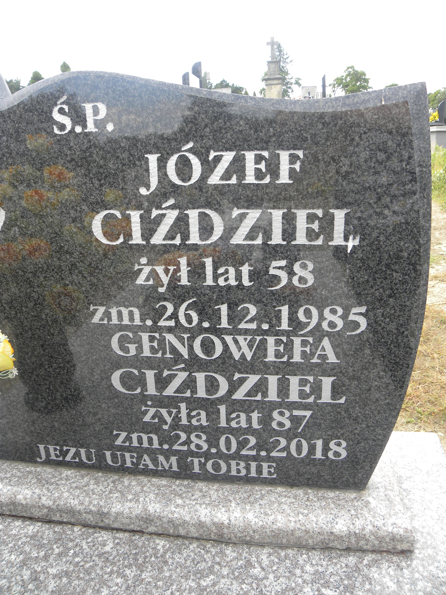 Józef Ciździel 1927 Koprzywnica - Grobonet - Wyszukiwarka osób pochowanych
