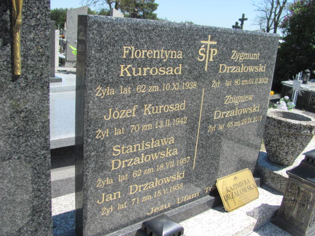 Zygmunt Drzałowski 1922 Koprzywnica - Grobonet - Wyszukiwarka osób pochowanych