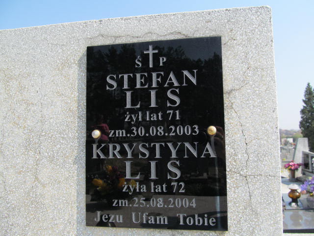 Stefan Lis 1932 Koprzywnica - Grobonet - Wyszukiwarka osób pochowanych