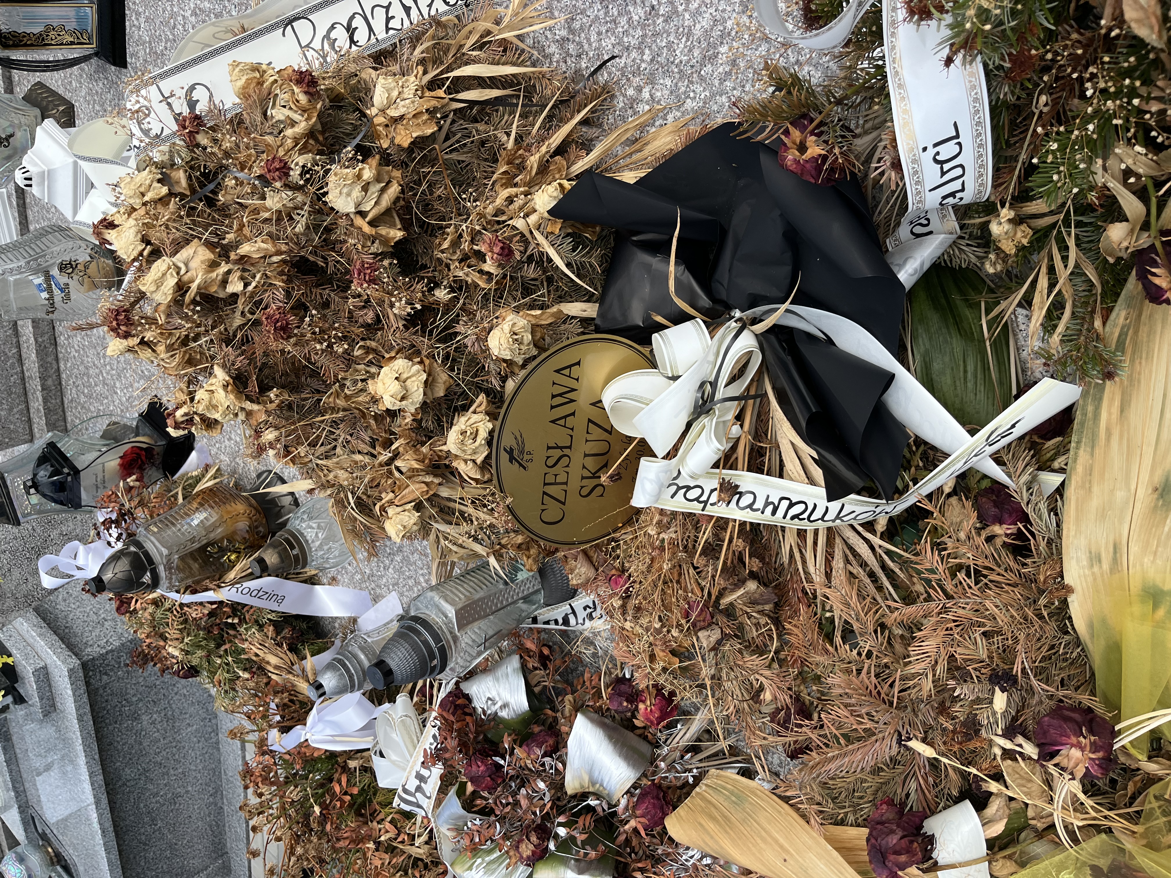 Grób Czesława Skuza