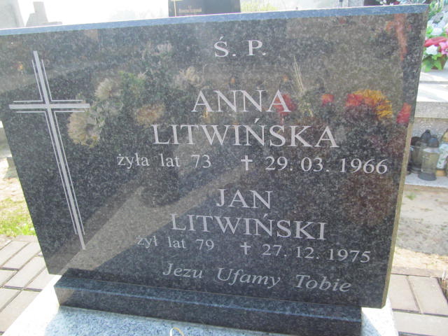 Anna Litwińska Koprzywnica - Grobonet - Wyszukiwarka osób pochowanych