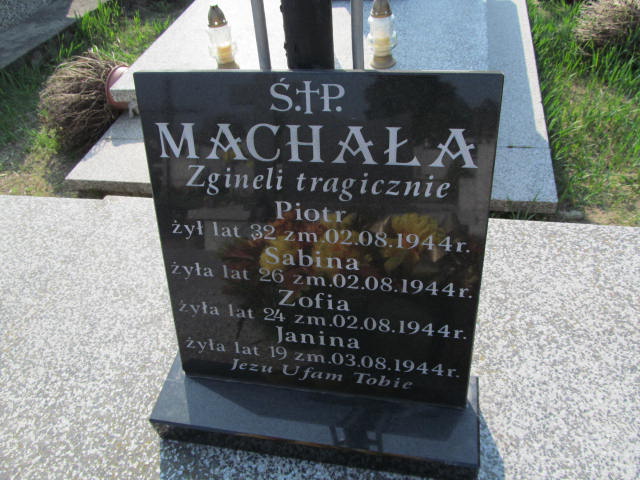 Piotr Machała 1911 Koprzywnica - Grobonet - Wyszukiwarka osób pochowanych