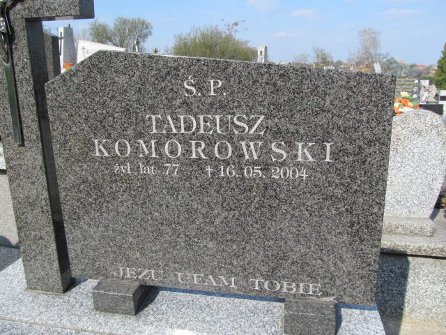 Grób Tadeusz Komorowski